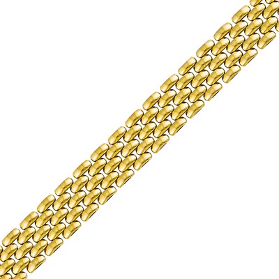Lot 2178 - Gold Link Bracelet