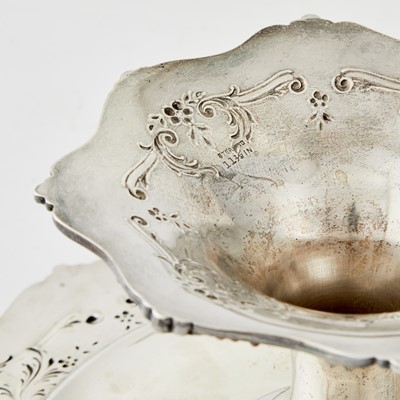 Lot 178 - Pair of Graff Washbourne & Dunn Sterling Silver Tazzae