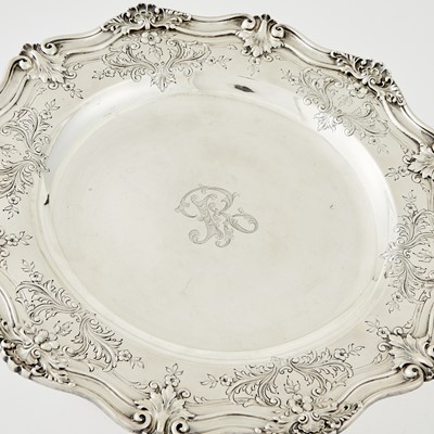 Lot 178 - Pair of Graff Washbourne & Dunn Sterling Silver Tazzae