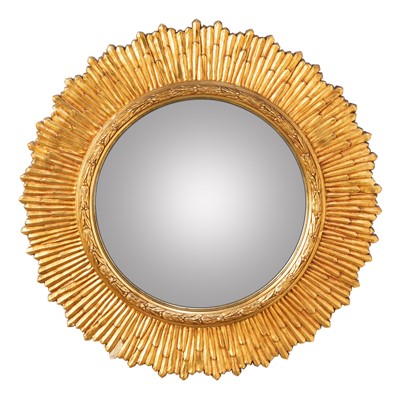Lot 307 - Gilt Composition and Wood Sunburst Mirror