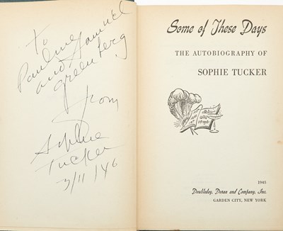 Lot 599 - A collection of interesting theater and related books, many with inscriptions or signatures