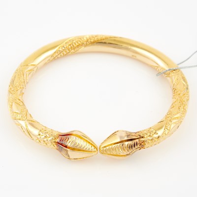 Lot 67 - Gold Rigid Bracelet, 14K 100 dwt.
