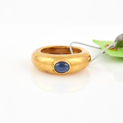 Lot 98 - Gold and Stone Ring, 18K 6 dwt. all