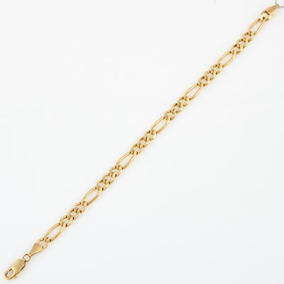Lot 205 - Gold Flexible Bracelet, 14K 7 dwt.