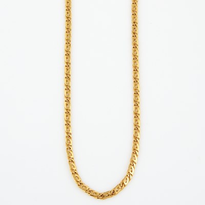 Lot 222 - Gold Neck Chain, 18K 18 dwt.