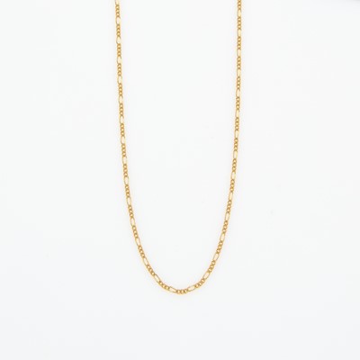 Lot 228 - Gold Neck Chain, 14K 1 dwt.