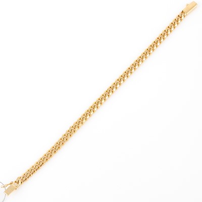 Lot 238 - Gold Flexible Bracelet, 14K 16 dwt.