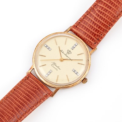 Lot 285 - Mans Gold Wrist Watch, Jules Jurgensen, Quartz, 14K