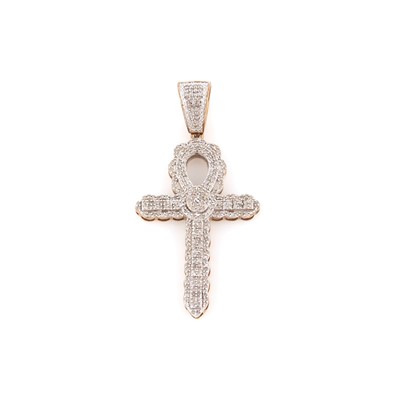 Lot 331 - Diamond Pendant, 10K 3 dwt.