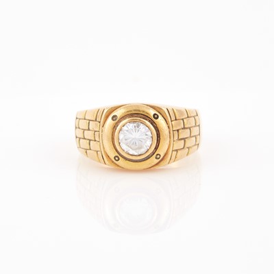 Lot 341 - Gold and Stone Ring, 18K 5 dwt. all