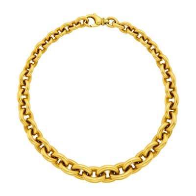 Lot 1008 - Gold Link Necklace