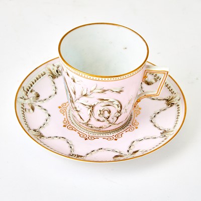 Lot 671 - Russian Porcelain Cup and Saucer