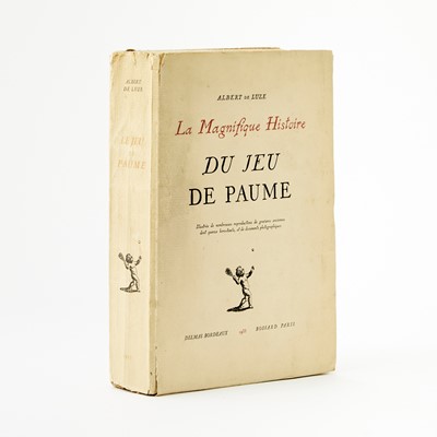 Lot 113 - De Luze's classic text on Jeu de Paume, from the subscriber's edition of just one hundred copies