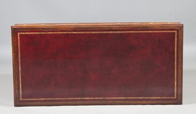 Lot 374 - George III Leather-Inset Mahogany Pedestal Desk
