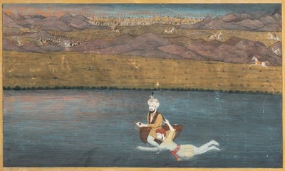 Lot 757 - An Indo-Persian Painted Miniature