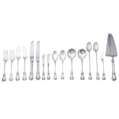 Lot 192 - Towle Sterling Silver "Old Master" Pattern Flatware Service
