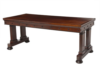 Lot 318 - George IV Mahogany and Part-Ebonized Library Table