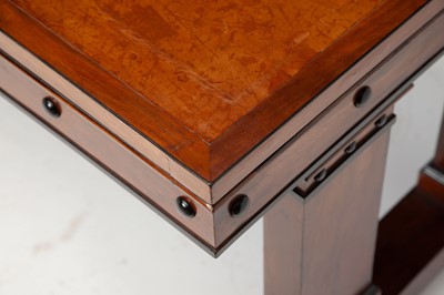 Lot 318 - George IV Mahogany and Part-Ebonized Library Table