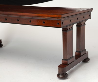 Lot 318 - George IV Mahogany and Part-Ebonized Library Table