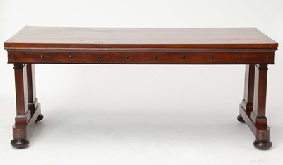 Lot 318 - George IV Mahogany and Part-Ebonized Library Table