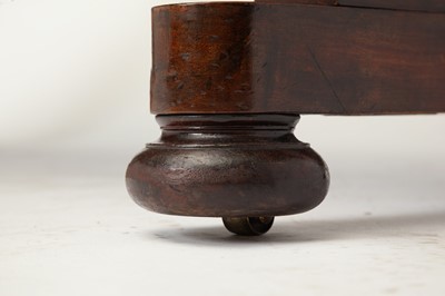 Lot 318 - George IV Mahogany and Part-Ebonized Library Table