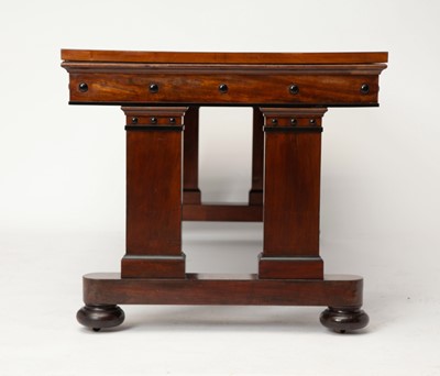 Lot 318 - George IV Mahogany and Part-Ebonized Library Table
