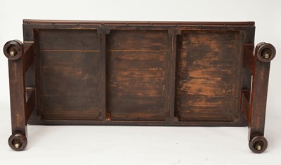 Lot 318 - George IV Mahogany and Part-Ebonized Library Table