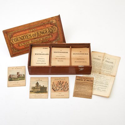 Lot 364 - "Counties of England, a New Round Game"