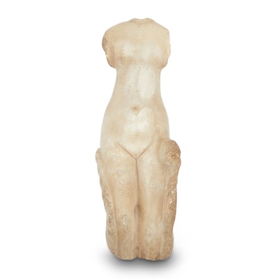 Lot 220 - After the Antique, Carved Marble Torso