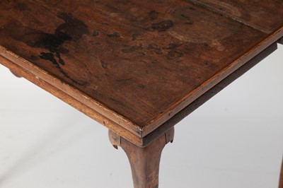 Lot 221 - Queen Anne Walnut and Maple Tray top Tea Table