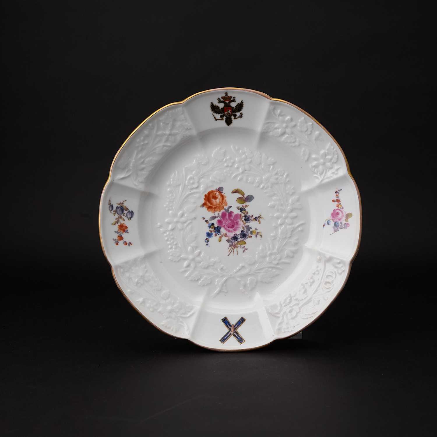Lot 139 - Porcelain Plate from the Order of St. Andrew the First-Called Service