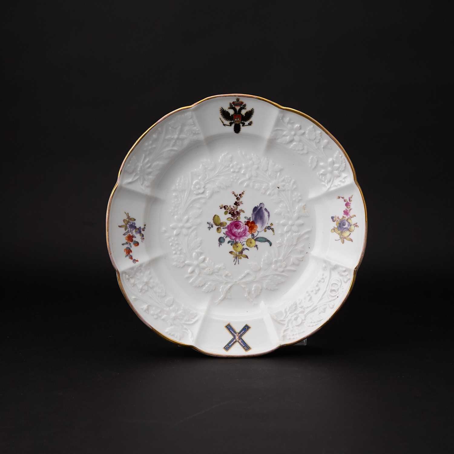 Lot 140 - Porcelain Plate from the Order of St. Andrew the First-Called Service