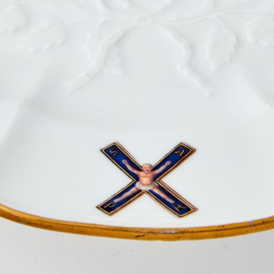 Lot 662 - Porcelain Plate from the Order of St. Andrew the First-Called Service
