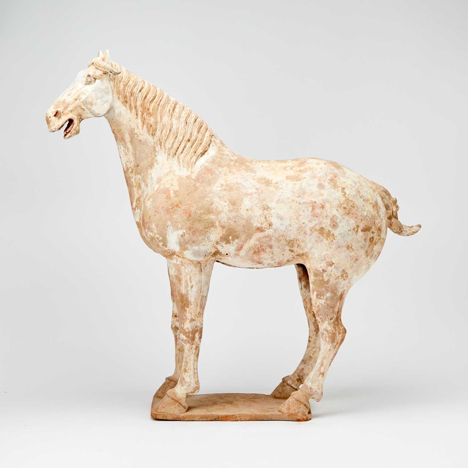 Lot 736 - A Large Chinese Pottery Model of a Horse