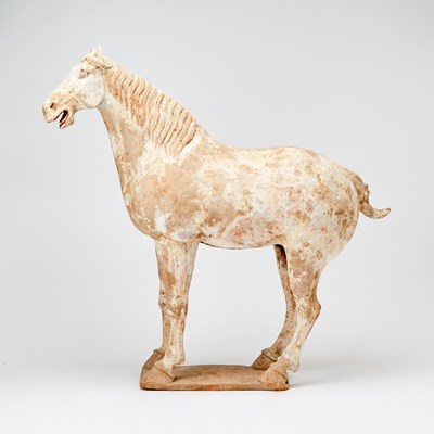 Lot 736a - A Large Chinese Pottery Model of a Horse