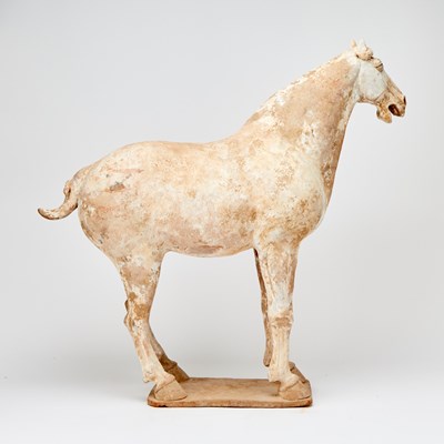 Lot 736 - A Large Chinese Pottery Model of a Horse