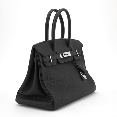 Lot 1239 - Hermès Black Birkin Handbag