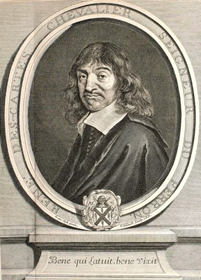 Lot 26 - Baillet's life of Descartes, with the rare portrait frontispiece