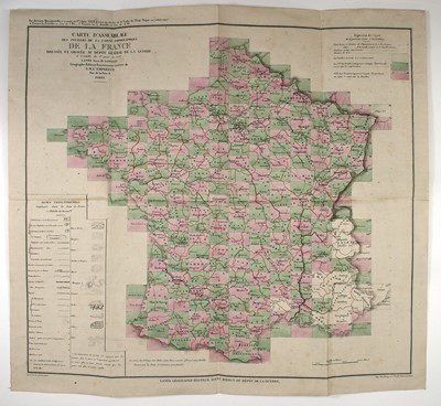 Lot 118 - The État Major Maps of France - the larger and more detailed successor to Cassini