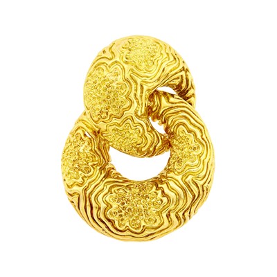 Lot 3 - Cartier Gold Clip-Brooch
