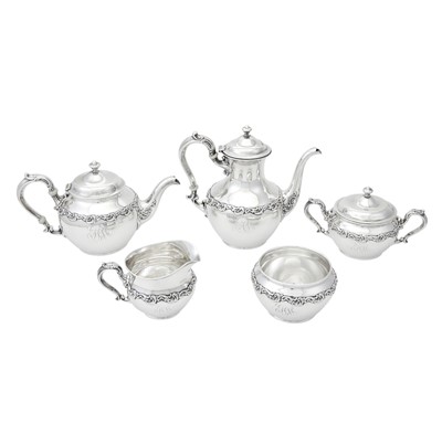 Lot 215 - Gorham Sterling Silver Tea and Coffee Service