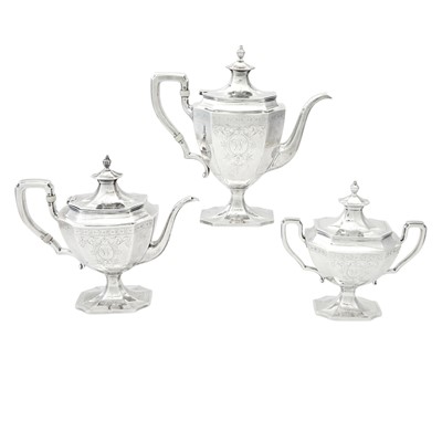 Lot 263 - Reed & Barton Sterling Silver Part Tea and Coffee Service