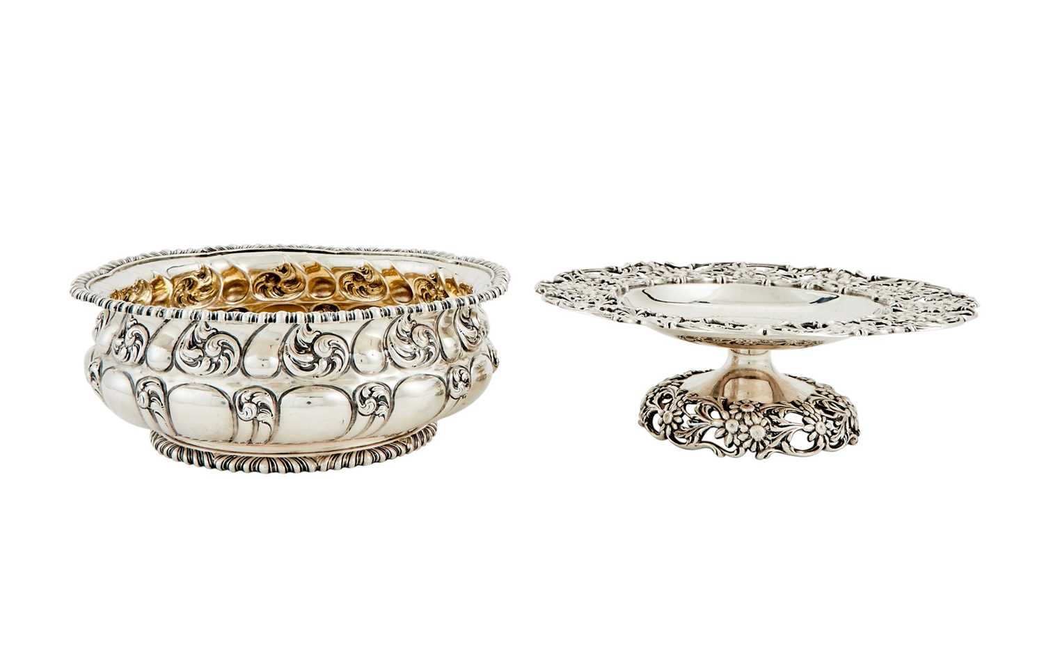 Lot 177 - American Sterling Silver Bowl and Tazza