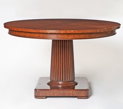 Lot 351 - Maitland-Smith Mahogany Circular Pedestal Dining Table