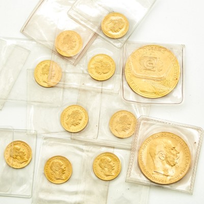 Lot 1056 - Austrian Gold Coin Group
