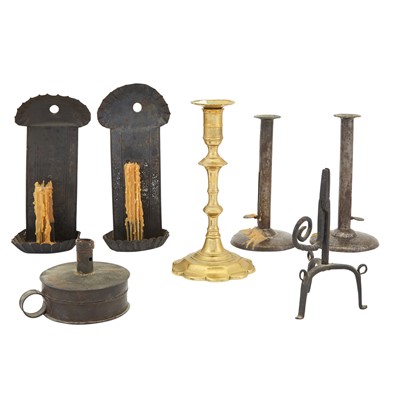 Lot 305 - Group of Early Lighting Items