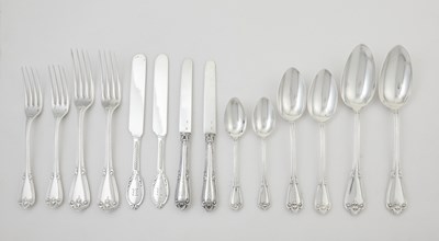 Lot 115 - French Silver Flatware Service