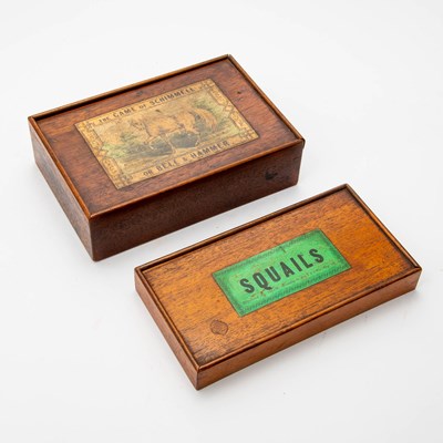 Lot 380 - Two Victorian games, "Squails" and "Schimmell, or Bell and Hammer"