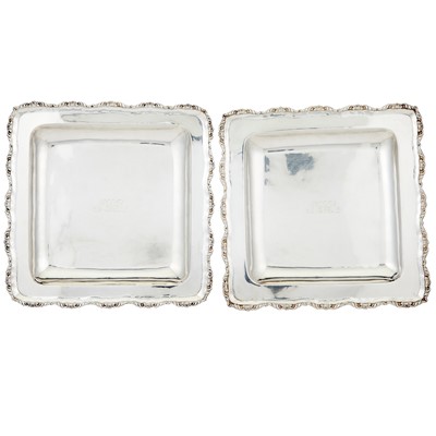Lot 185 - Pair of South American Silver Dishes