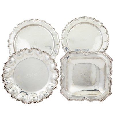 Lot 186 - Four South American Silver Dishes
